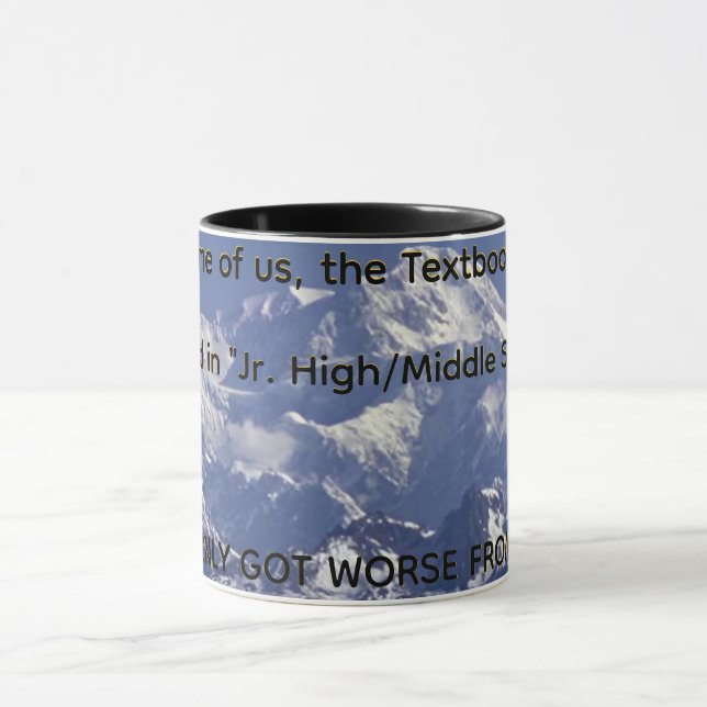 Taza Estafa de libro de texto!  (Centro)