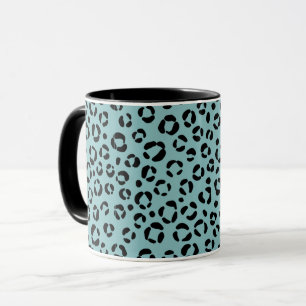 Taza Estampado Animal Verde Azul