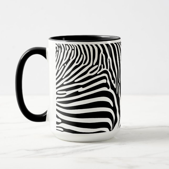Taza Estampado animal zebra (Izquierda)