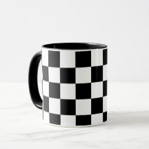 Estampado de cuadros negros y blancos