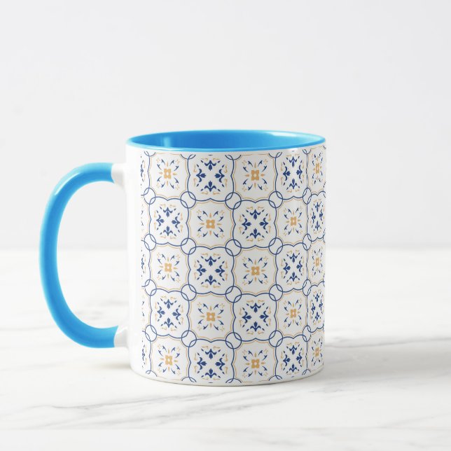 Taza Estampado de flores (Izquierda)