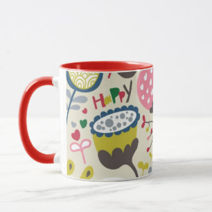 Taza Estampado de flores 11