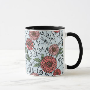 Taza Estampado de flores 3