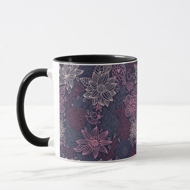 Taza Estampado de flores 4 2 (Izquierda)
