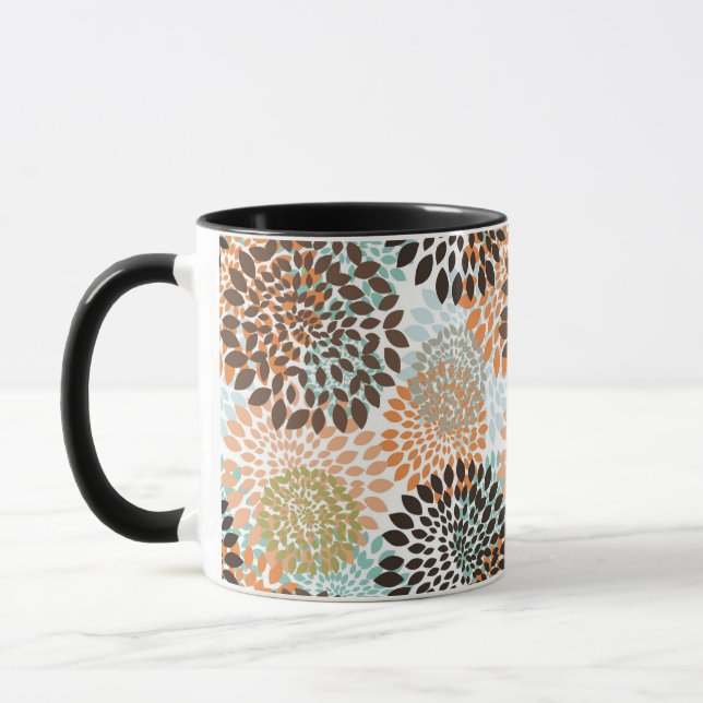 Taza Estampado de flores 7 (Izquierda)