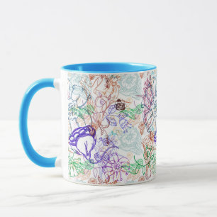 Taza Estampado de flores 9