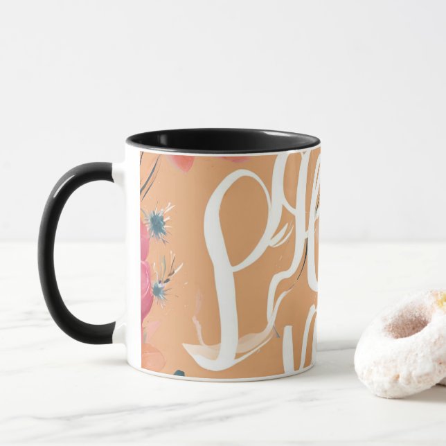 Taza Estar inspirado - Diseños motivacionales y de mejo (Con donut)