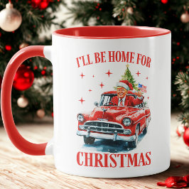 Taza Estaré en casa para Navidades