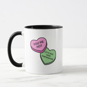 Taza Estás caliente/Tomemos tu temperatura San Valent