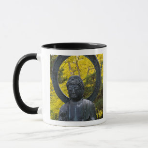 Taza Estatua de Buda en los Jardines Japoneses Dorado