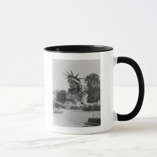Taza Estatua de la Cabeza de la Libertad - Parque de Pa (Derecha)