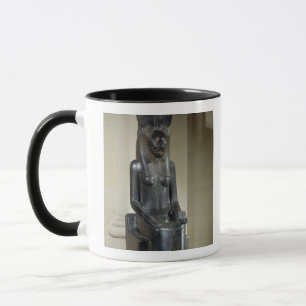 Taza Estatua de la diosa león-dirigida Sekhmet, del th
