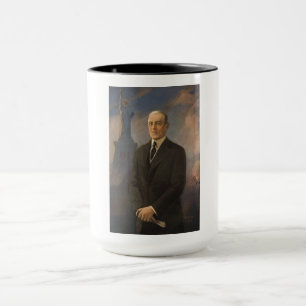 Taza Estatua de la Libertad y Presidente Woodrow Wilson