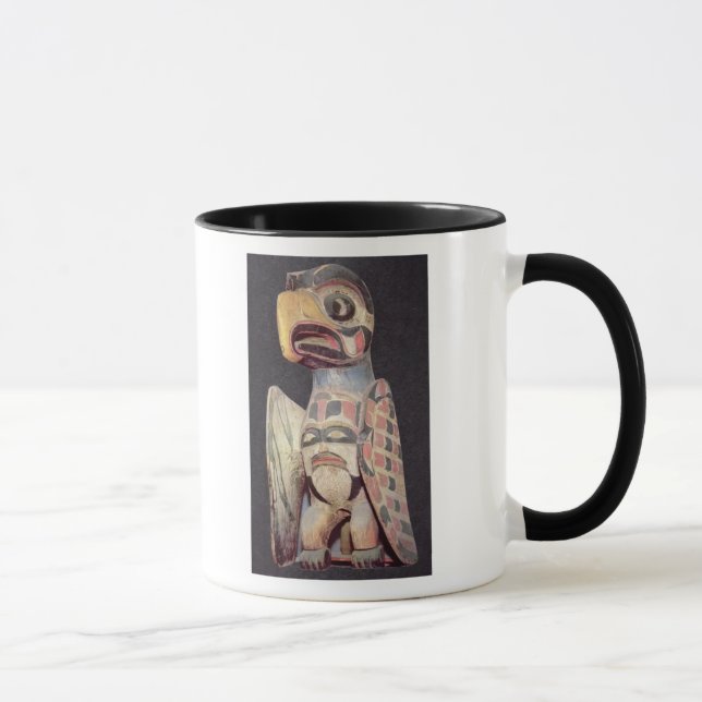 Taza Estatua de "Thunderbird" del Haida (madera (Derecha)