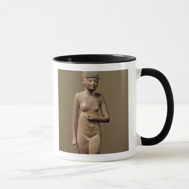 Taza Estatua de un chica de criado joven (madera) (Derecha)