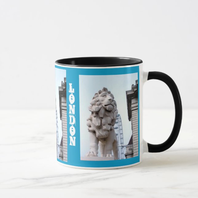 Taza Estatua del León de Londres (Derecha)