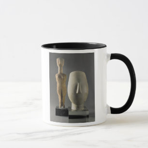 Taza (Estatuilla con los brazos cruzados, Cycladic de