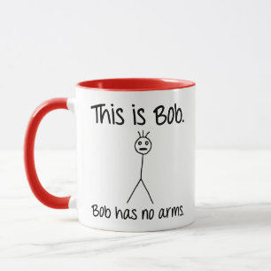 Taza Este Es Bob, Knock Knock, Malo Chiste, Gracioso Ca