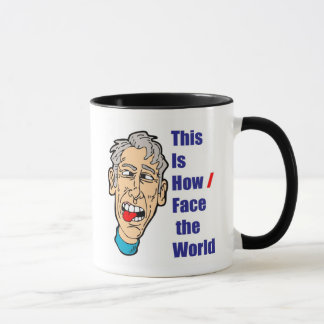 Taza Éste es cómo hago frente al mundo