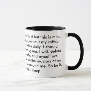 Taza Éste es mi café que éste es mi arma