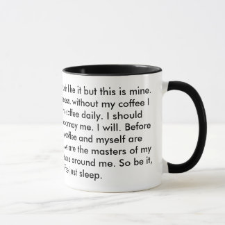Taza Éste es mi café que éste es mi arma
