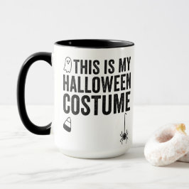 Taza Este es mi diseño de araña fantasma para disfraz d