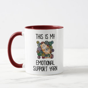 Taza Este Es Mi Emocional Apoyo Yarn