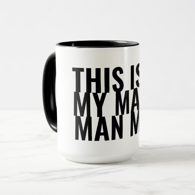 Taza Este es mi Mug de Manly Man (Anverso izquierdo)