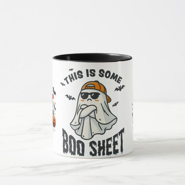 Taza Este es un fantasma de hojas de boo (Centro)