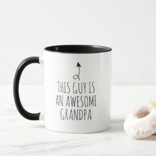 Taza Este Tipo Es Un Abuelo Impresionante Flecha Apunta