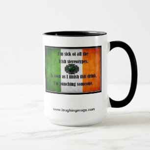 Taza estereotipada irlandesa
