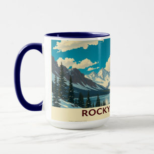 Taza Estética Chic de Pika Alpina de Montaña Rocosa