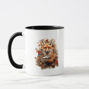 Taza Estética Cottagecore Con Libro Cute Goblincore