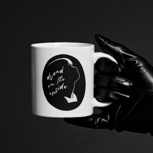Taza Estética de chica gótica Miedo interior Chica fant