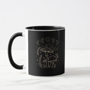 Taza Estética Goblincore Academia Cottagecore Hongo