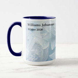 Taza Estética minimalista de la naturaleza en deshielo 