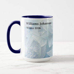 Taza Estética minimalista de la naturaleza en deshielo 