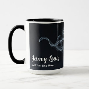 Taza Estética Moderna Ahumada Personalizada Para Jefe