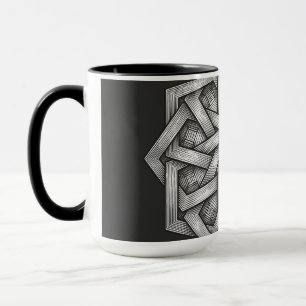 Taza estética oscura de profundidades de oscuridad