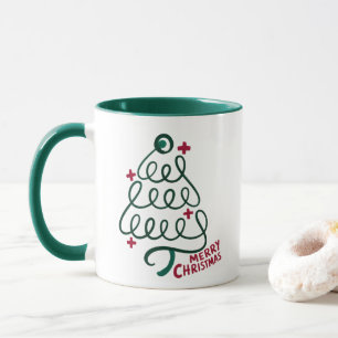 Taza Estetoscopio Feliz Navidad CNA Trabajador Médico