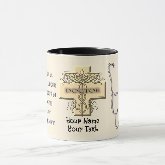 Taza Estetoscopio Médico del corazón (Centro)