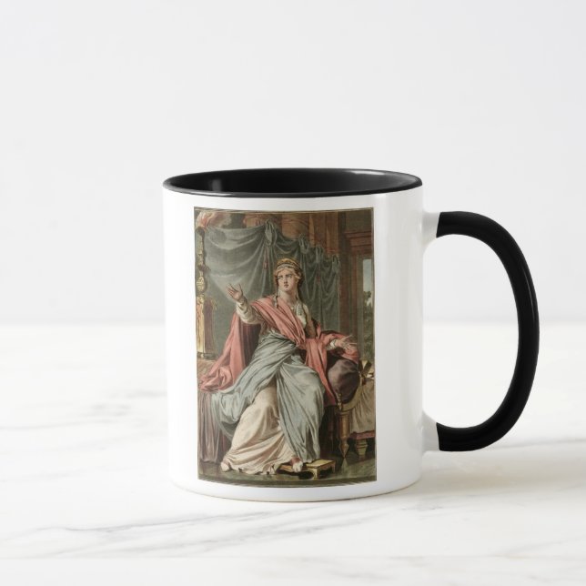 Taza Esther, traje para "Esther" por Jean Racine, de (Derecha)
