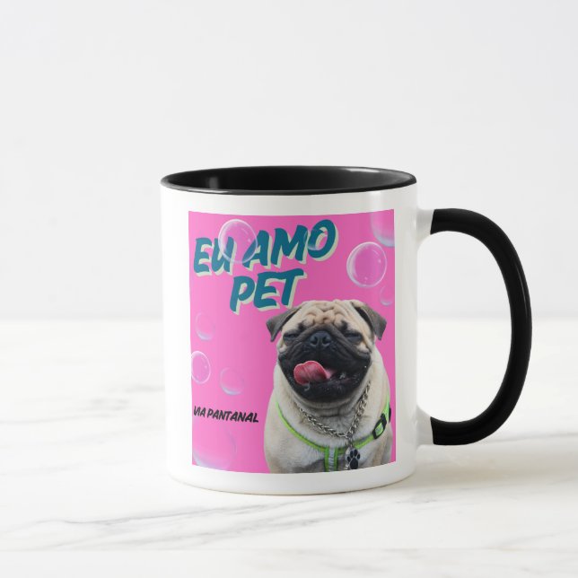 Taza Estilo: Caneca Combo Via Pantanal pet rosa (Derecha)