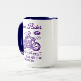 Taza Estilo Club de Motociclistas Jinete de Hierro