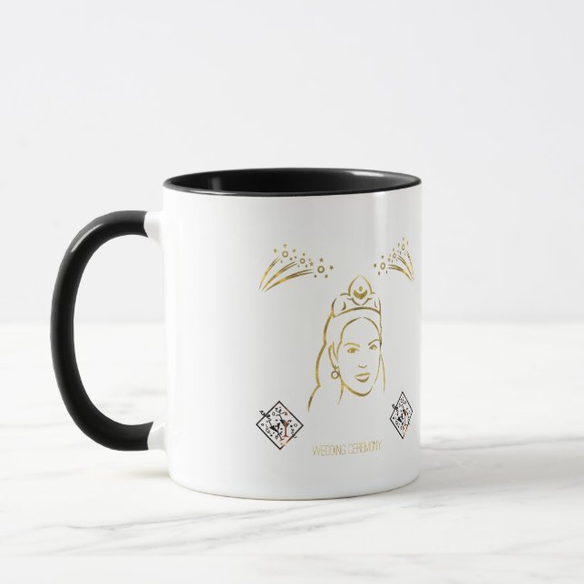 Taza estilo de ceremonia de boda (Izquierda)