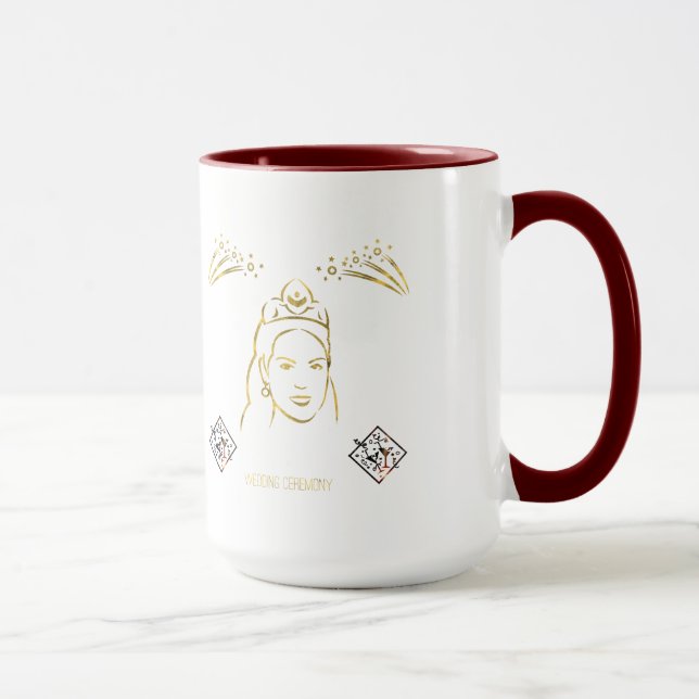 Taza estilo de ceremonia de boda (Derecha)