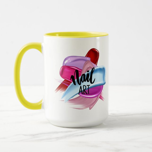 TAZA ESTILO DE CITA DE NAILS SALON (Izquierda)