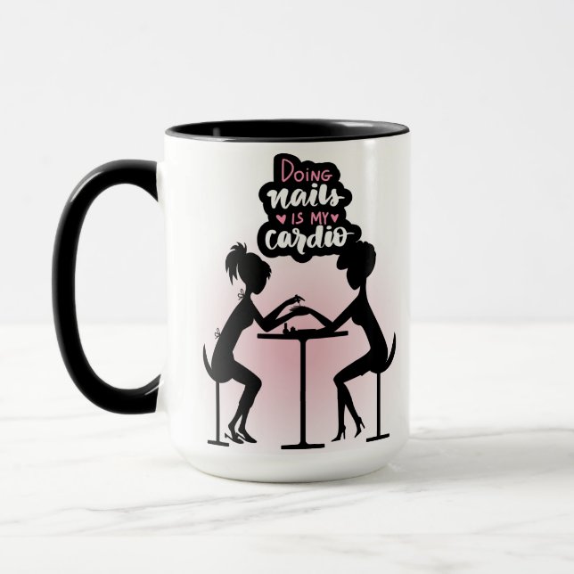 TAZA ESTILO DE CITA DE NAILS SALON (Izquierda)