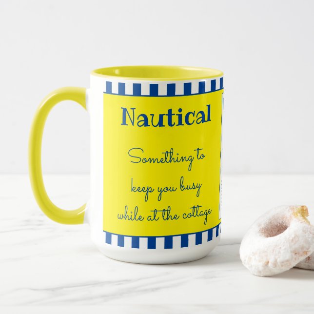 Taza Estilo de juego Nautical Thalem (Con donut)