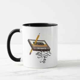 Taza Estilo de la cinta Cassette Retro Rewind 80